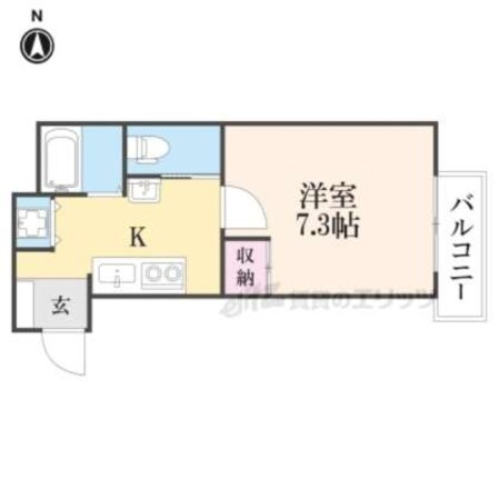 ＣＡＳＡ　ＶＥＲＤＥ高辻の物件間取画像